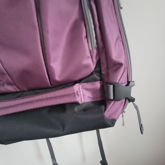 Ebags Mother Lode Travel Backpack Purple Convertible Luggage Expandable 117769 - Picture 9 of 14